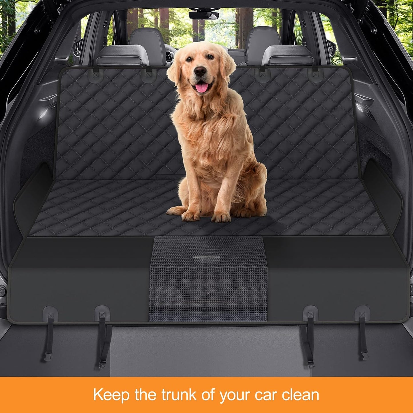 Dog Back Seat Cover Protector for Cars SUV and Trucks with