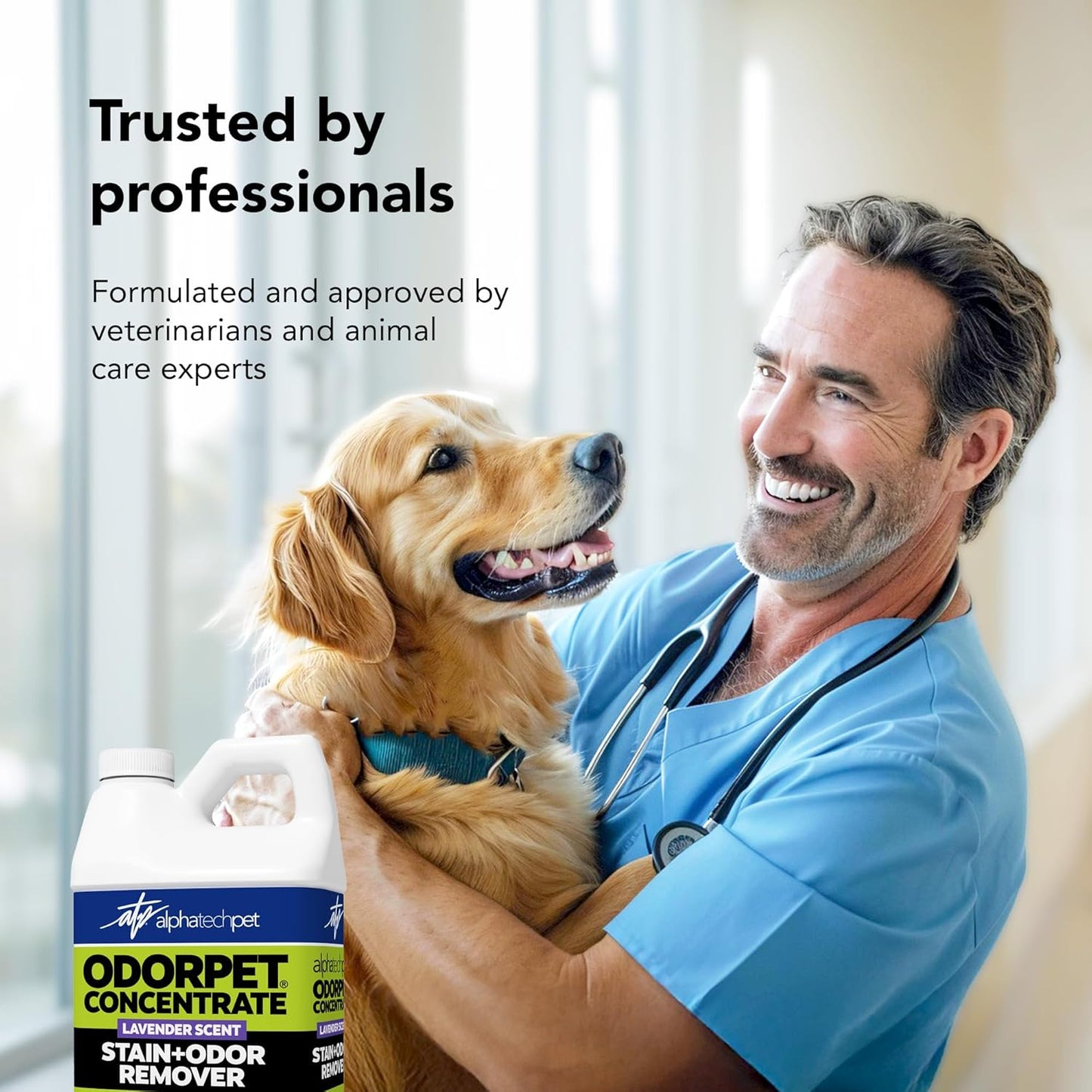 OdorPet Pet Stain Remover and Odor Eliminator - 64 Oz Non