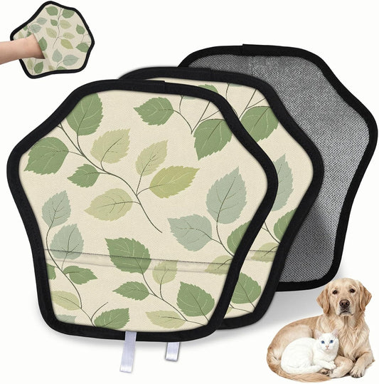 Pet Hair Removal Glove for Dogs Cats Reusable Washable Set
