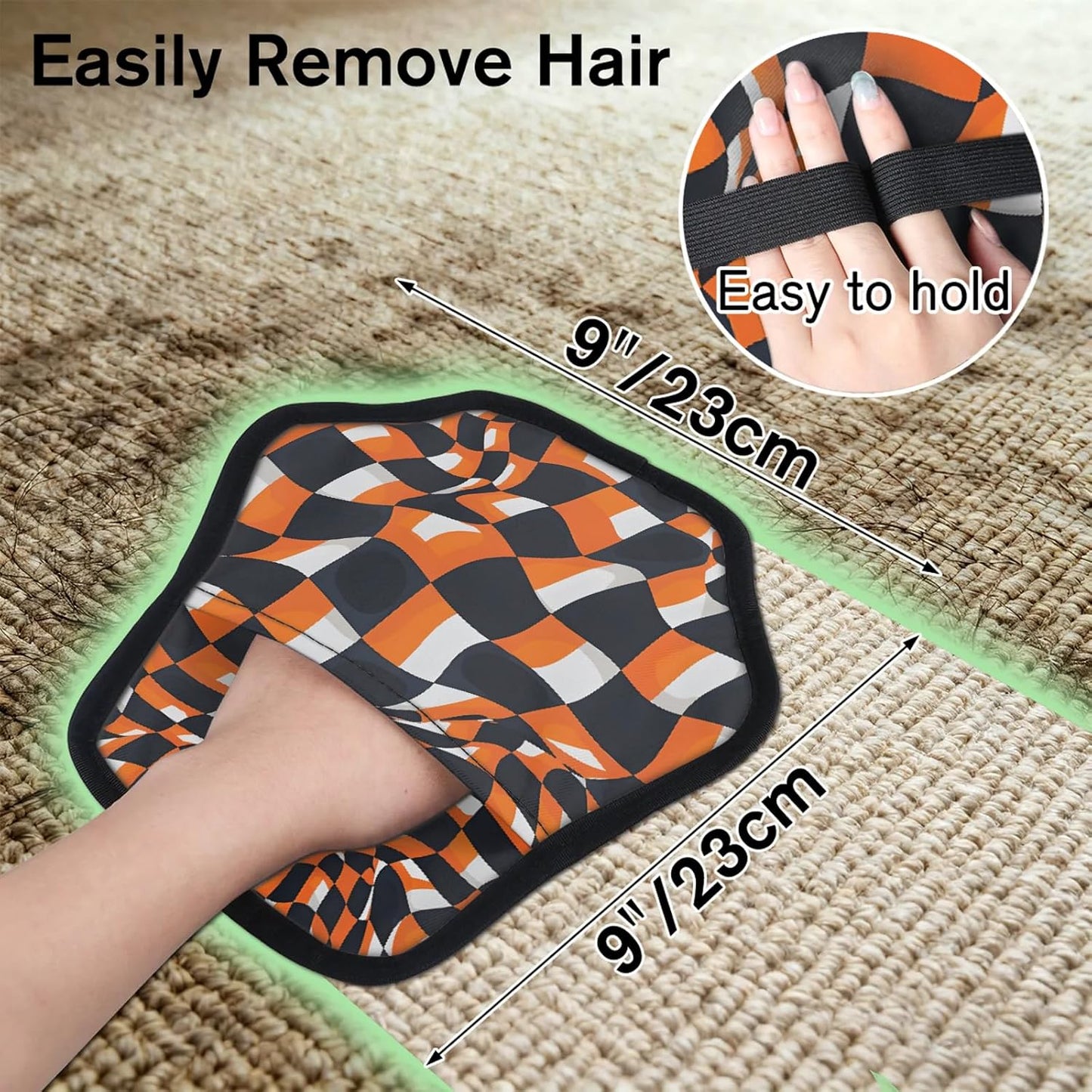 Pet Hair Removal Glove for Dogs Cats Reusable Washable Set