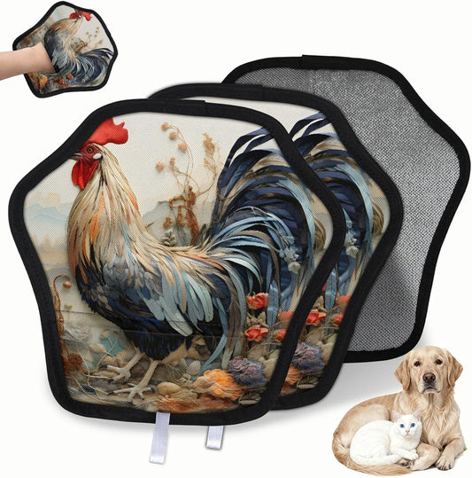 Pet Hair Removal Glove for Dogs Cats Reusable Washable Set