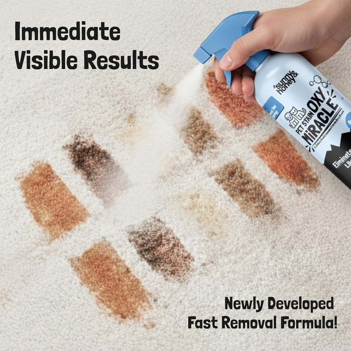 Oxy Pet Stain and Odor Eliminator - Oxygen Powered Carpet