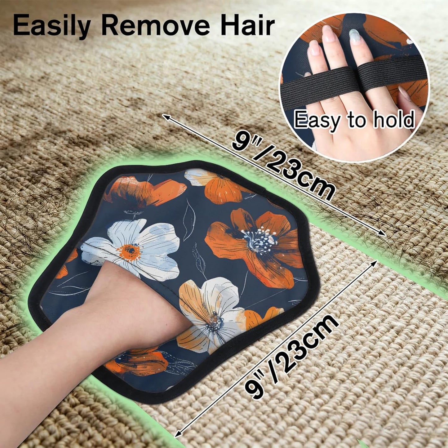 Pet Hair Removal Glove for Dogs Cats Reusable Washable Set