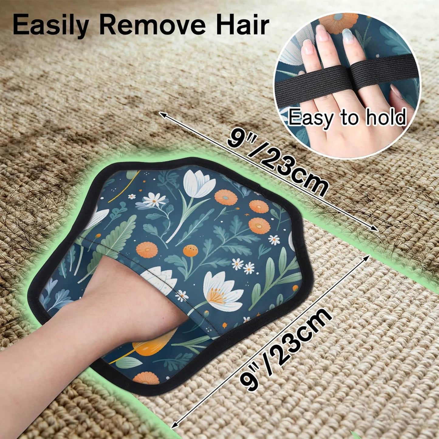 Pet Hair Removal Glove for Dogs Cats Reusable Washable Set