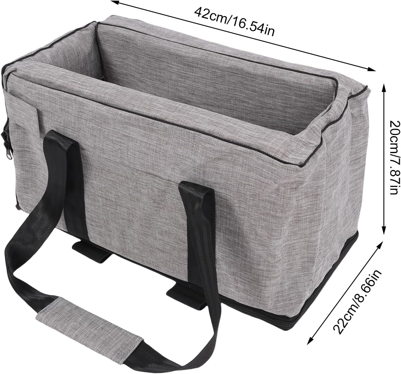 Center Console Dog Car Seat Premium Comfortable Portable