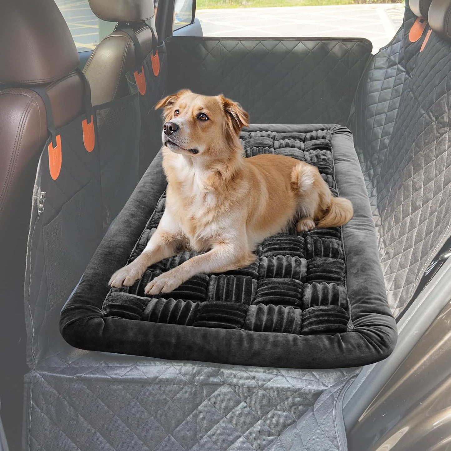Backseat Pet Bed Mat, Dog Bed for Cars, Fit for Backseat