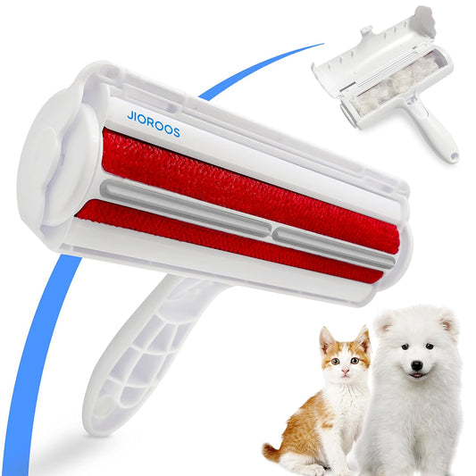 Pet Hair Remover - Reusable Cat and Dog Hair Remover for Furniture, Couch, Carpet, Clothes, Car Seats or Bedding - Portable Lint Rollers, Self-Cleaning Base Dog and Cat Fur Removal Tool