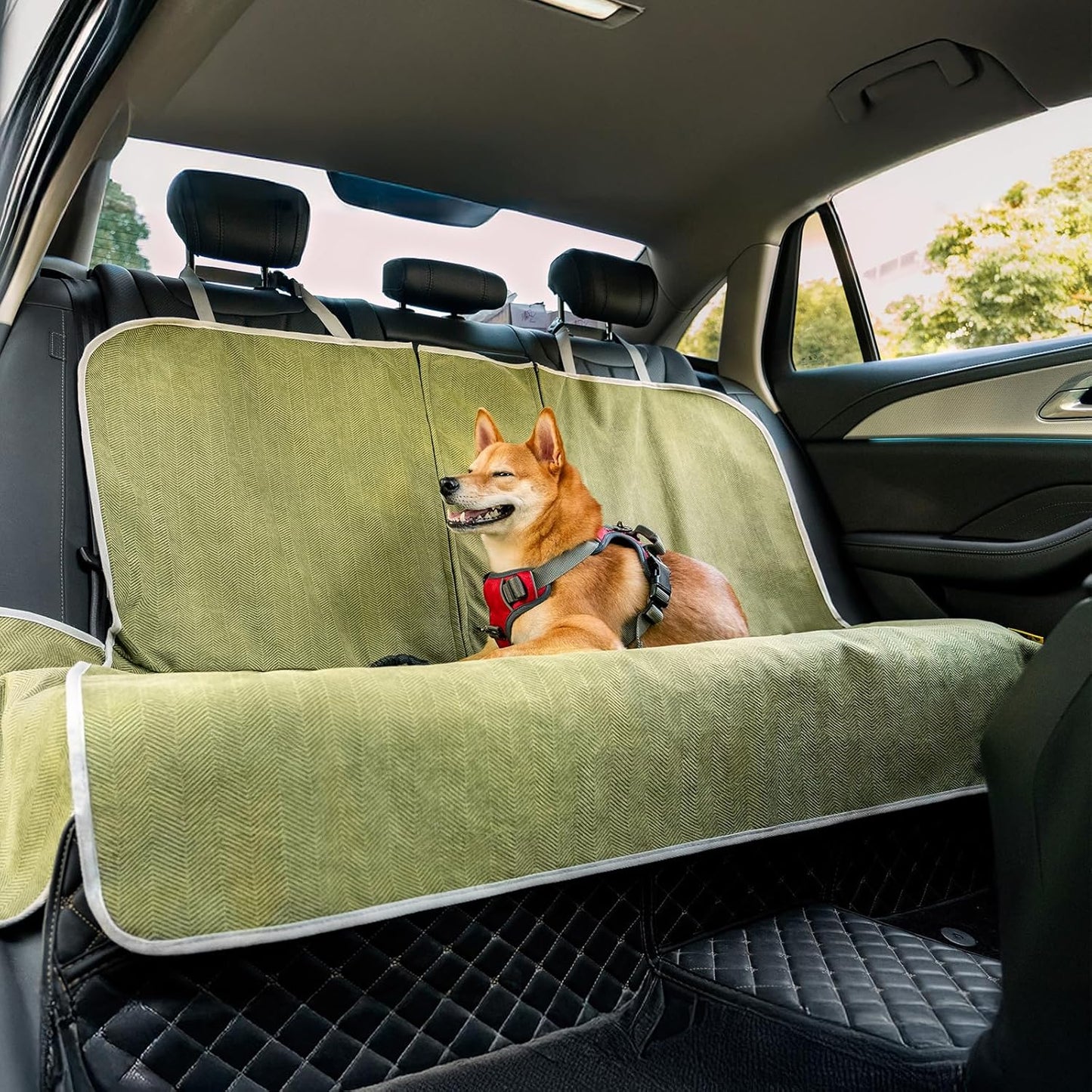 Dog Car Seat Cover for Back Seat, Waterproof, Scratchproof