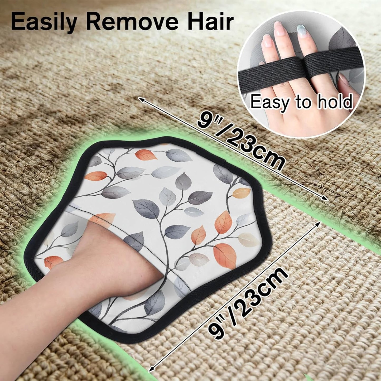 Pet Hair Removal Glove for Dogs Cats Reusable Washable Set