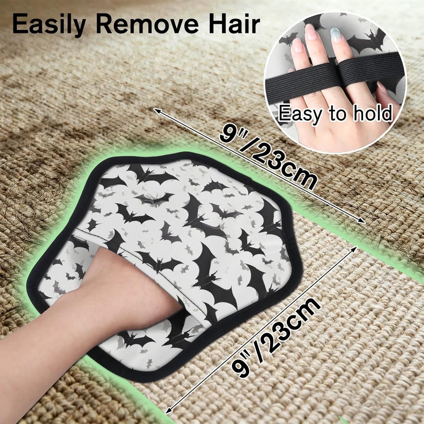 Pet Hair Removal Glove for Dogs Cats Reusable Washable Set