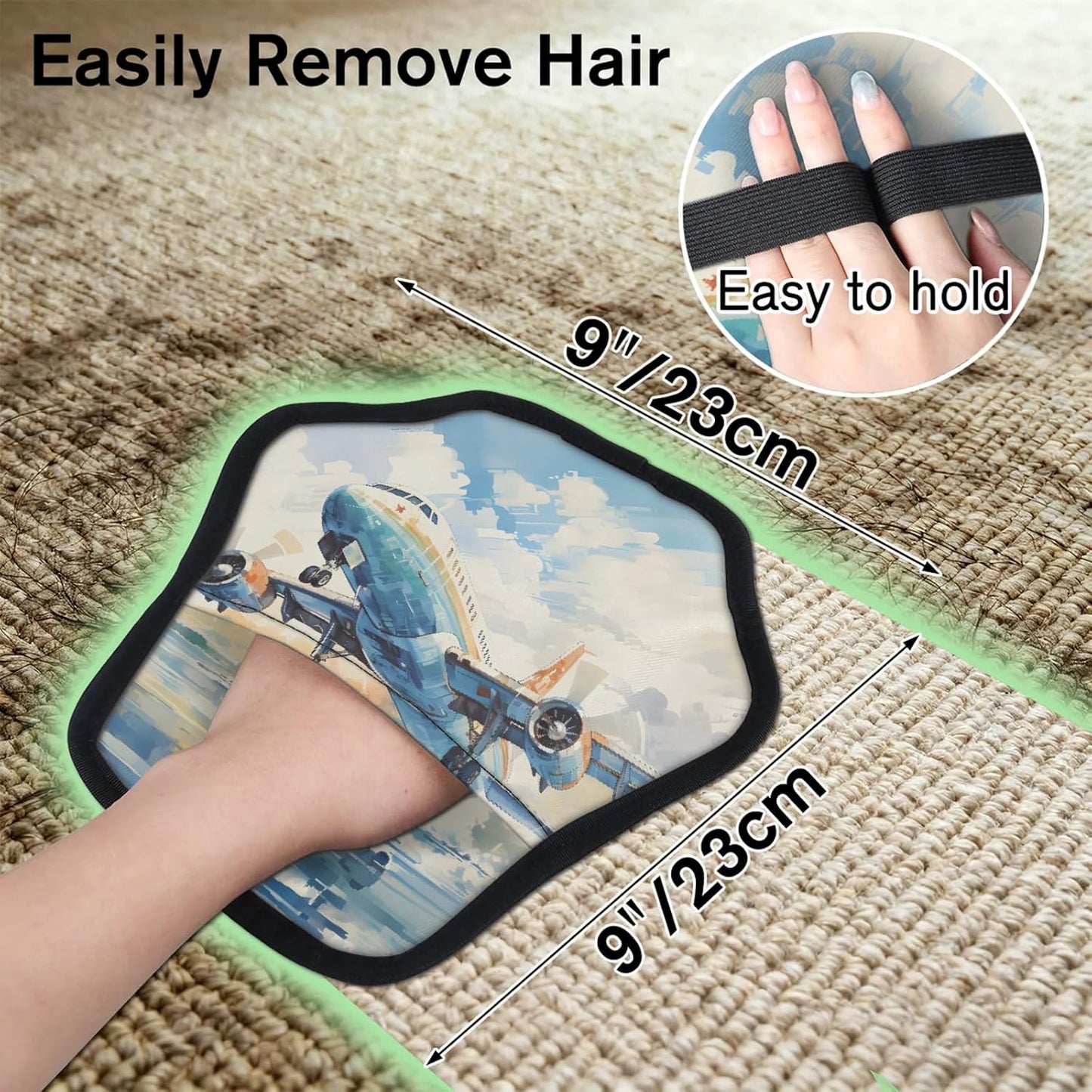 Pet Hair Removal Glove for Dogs Cats Reusable Washable Set