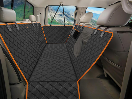 XXL Dog Seat Cover for Trucks with Mesh Window Waterproof