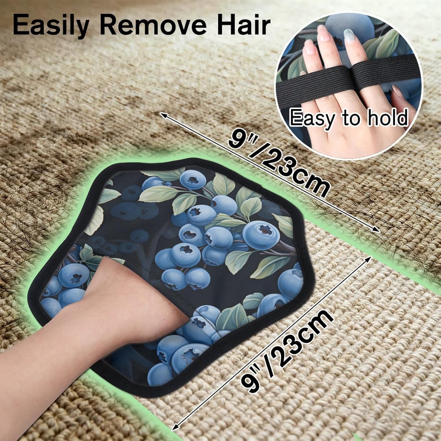 Pet Hair Removal Glove for Dogs Cats Reusable Washable Set