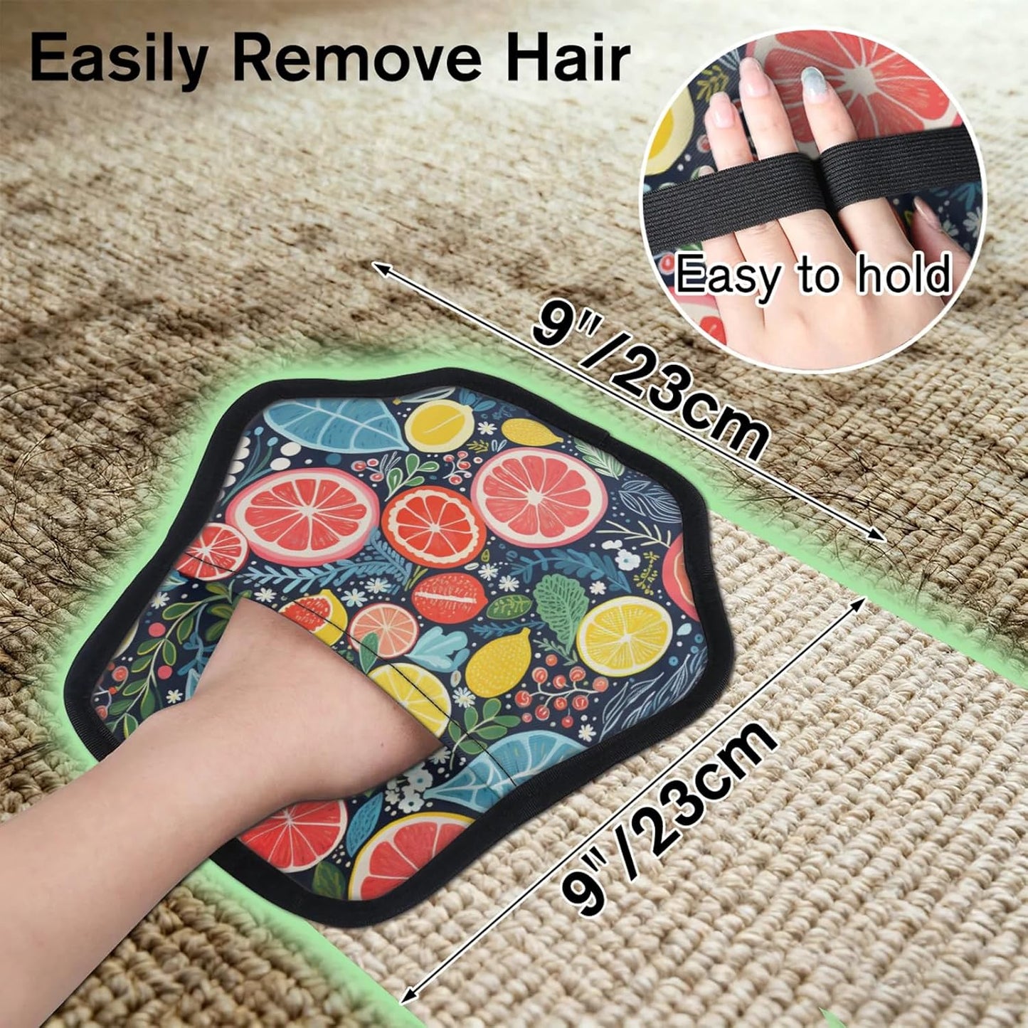 Pet Hair Removal Glove for Dogs Cats Reusable Washable Set