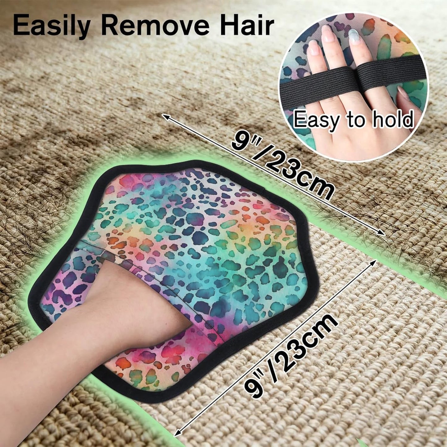 Pet Hair Removal Glove for Dogs Cats Reusable Washable Set