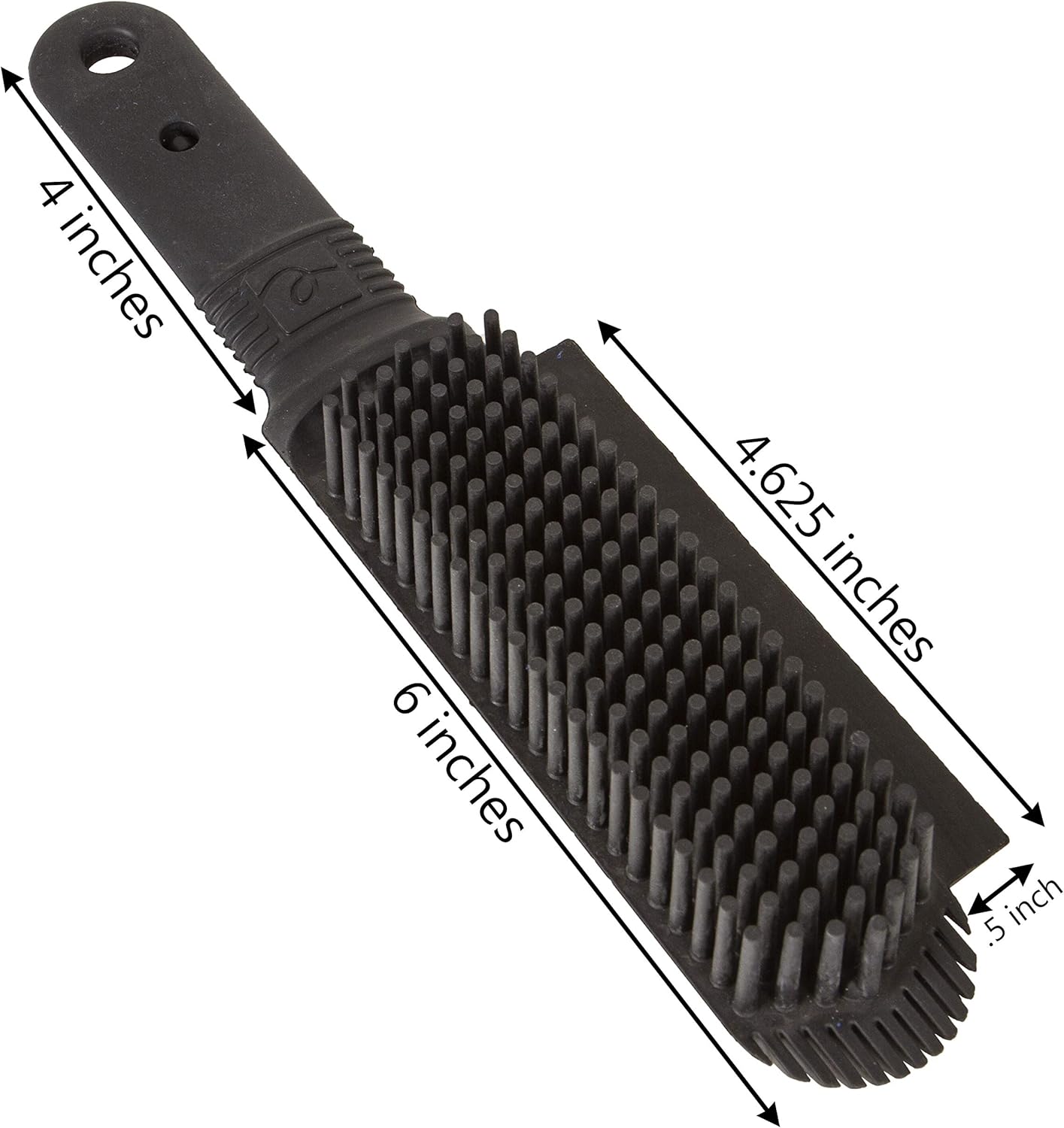Plus Pet Hair Rubber Brush with Squeegee, Easily Remove Fur