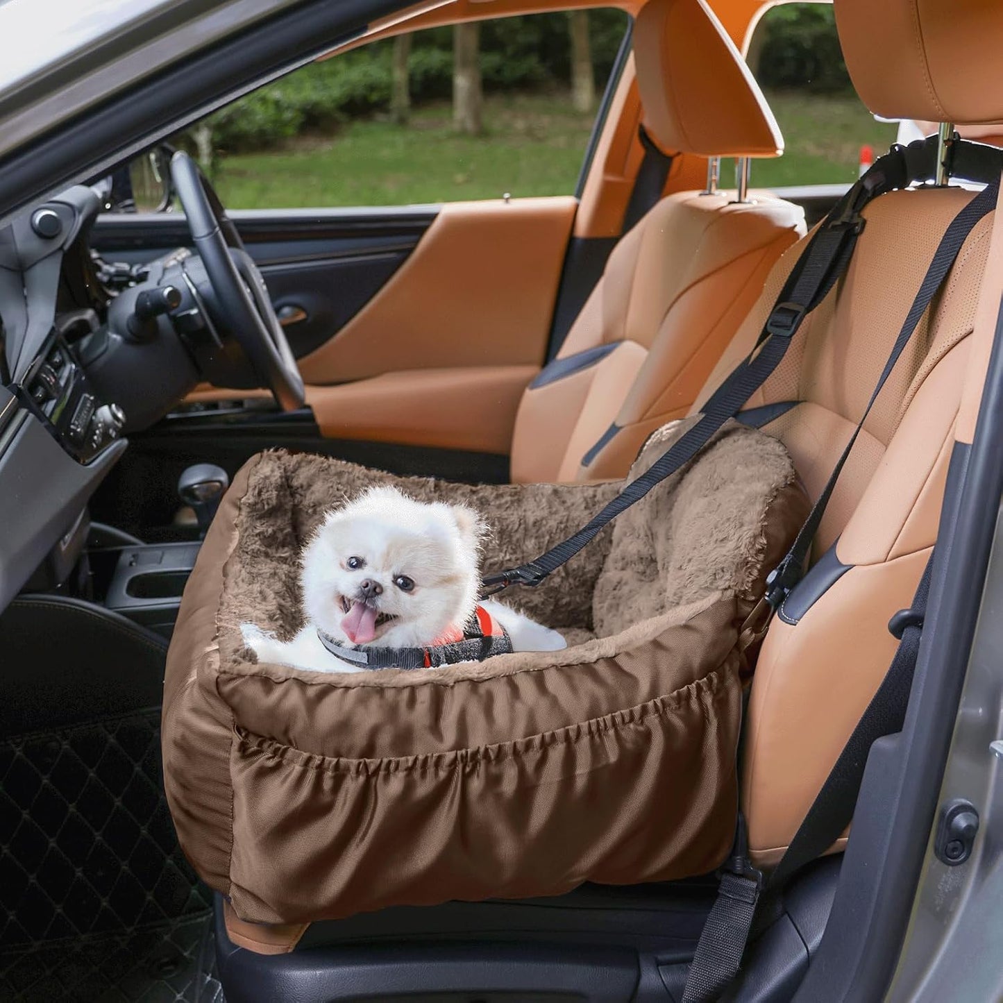 Dog Car Seat for Small Dogs, Washable Pet Booster Seats