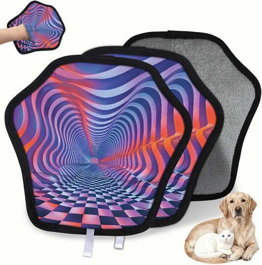 Pet Hair Removal Glove for Dogs Cats Reusable Washable Set