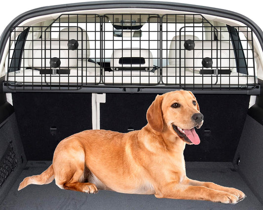 Dog Car Barrier for SUVs, Van, Vehicles, Adjustable Large