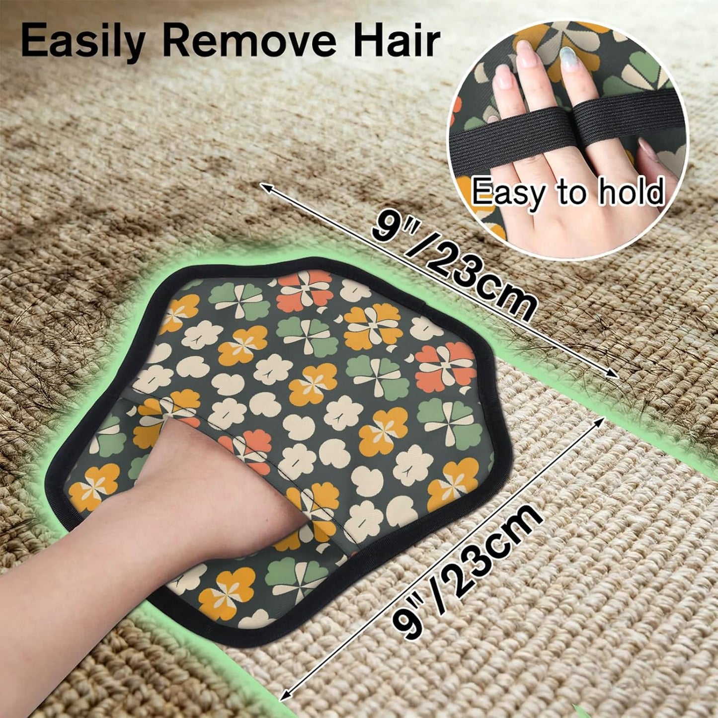Pet Hair Removal Glove for Dogs Cats Reusable Washable Set