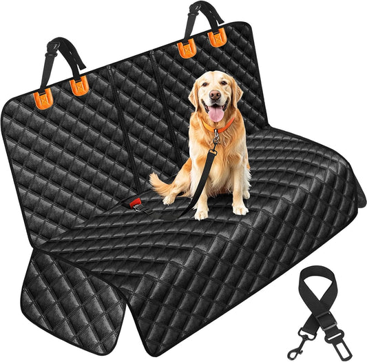 Dog Car Seat Cover for Back Seat - Waterproof and
