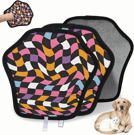 Pet Hair Removal Glove for Dogs Cats Reusable Washable Set