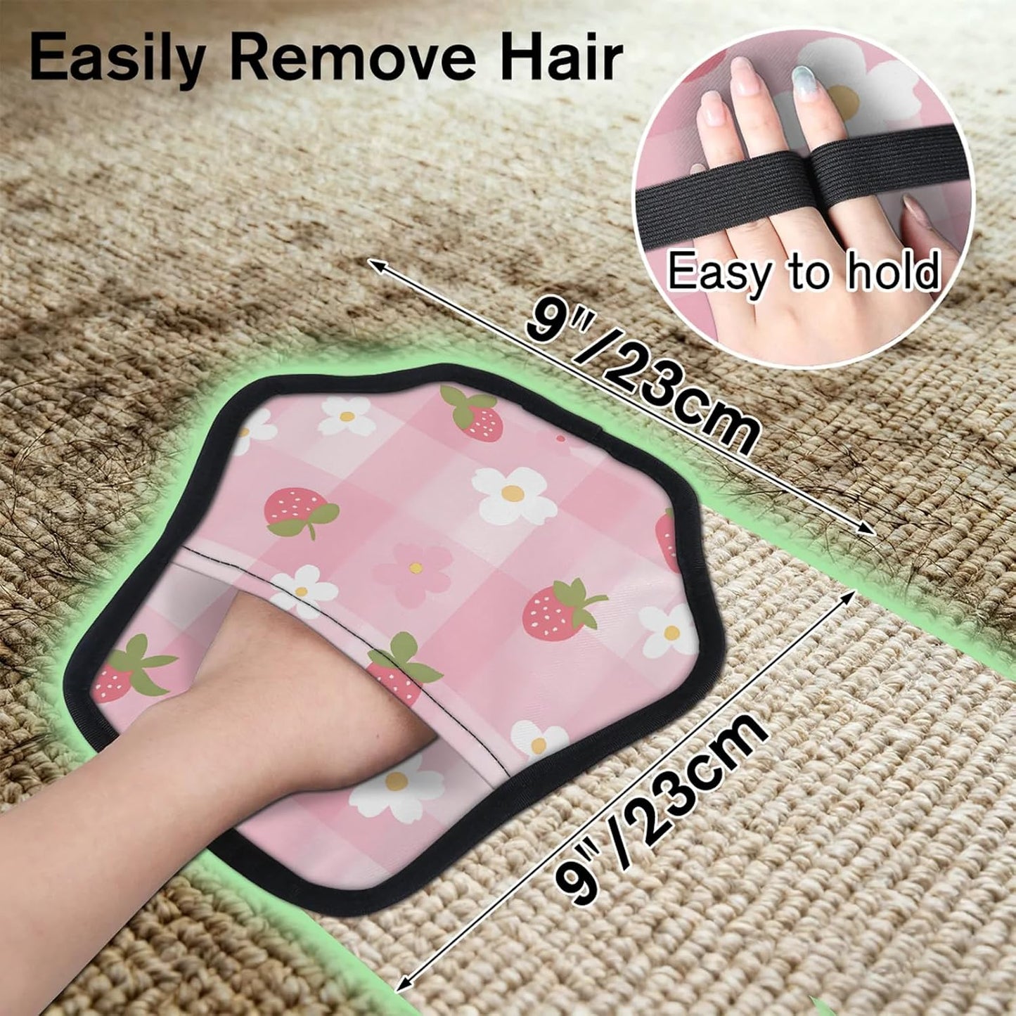 Pet Hair Removal Glove for Dogs Cats Reusable Washable Set