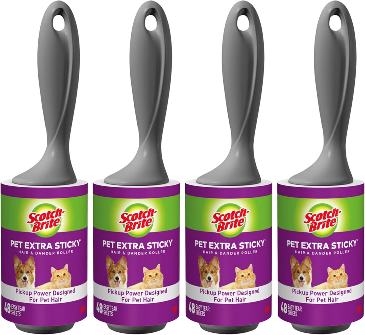 Pet Hair Pickup Extra Sticky Lint Roller, Designed for