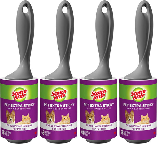 Pet Hair Pickup Extra Sticky Lint Roller, Designed for