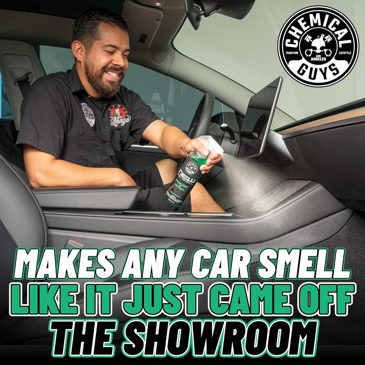 New Car Smell Air Freshener and Premium Odor Eliminator