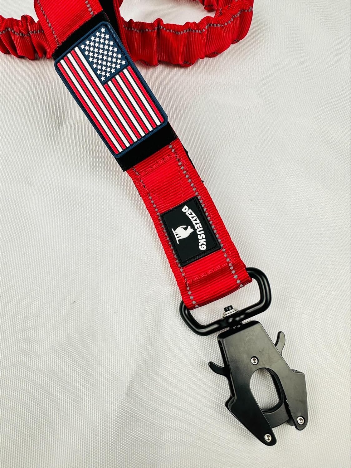 Heavy Duty Bungee Dog Leash - Shock Absorbing, Seat Belt