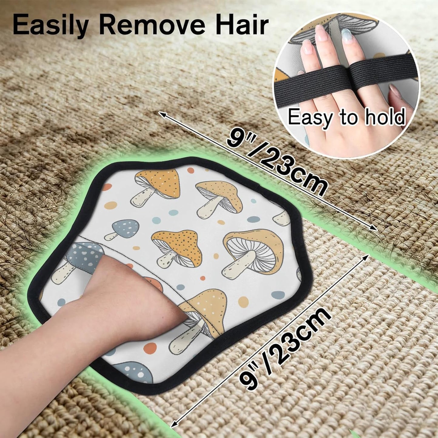 Pet Hair Removal Glove for Dogs Cats Reusable Washable Set
