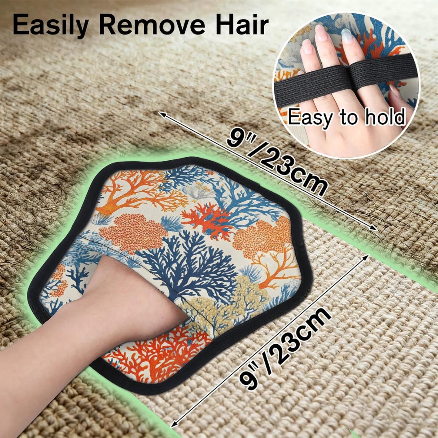 Pet Hair Removal Glove for Dogs Cats Reusable Washable Set