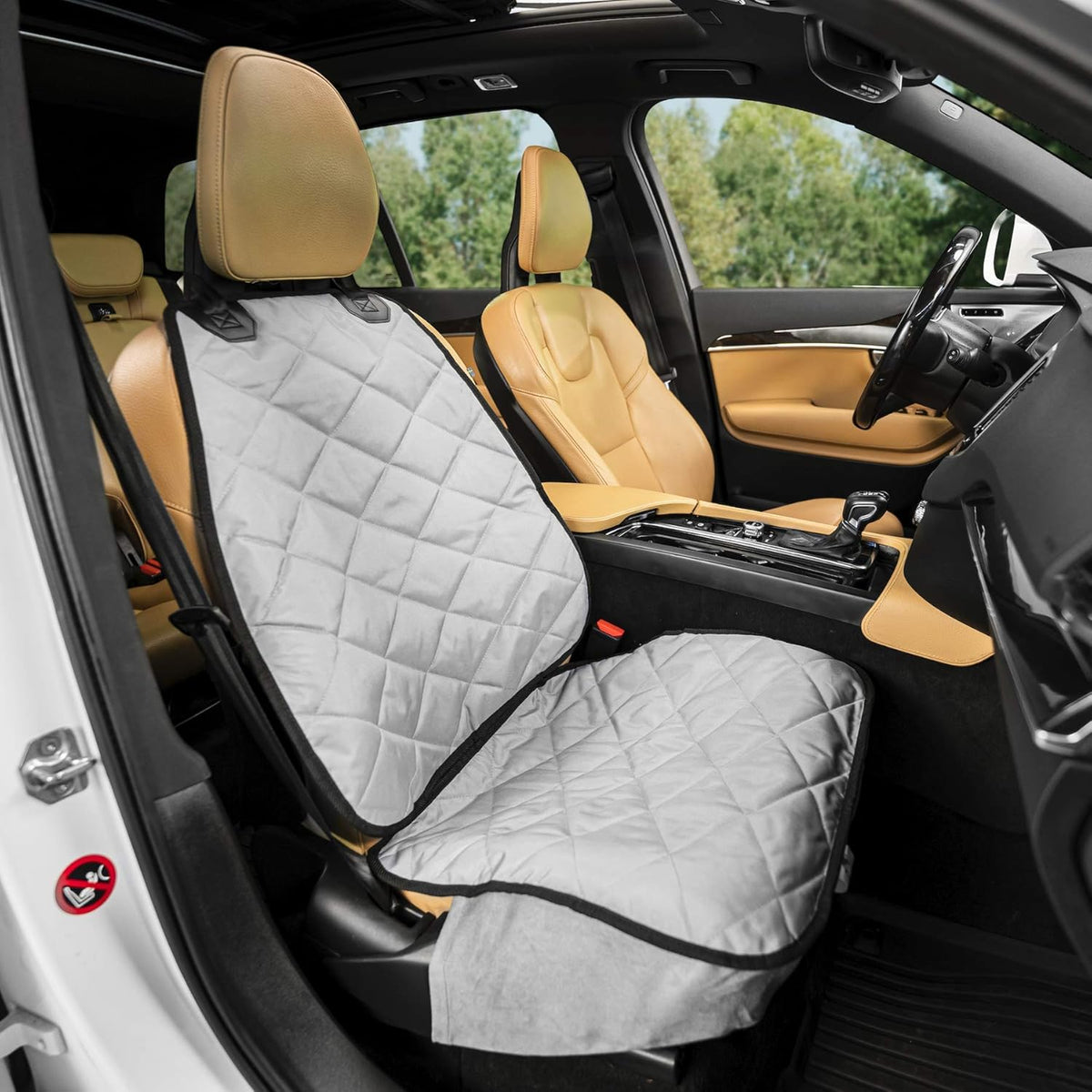 Premium Bucket Car Seat Protector | Diamond Stitching |