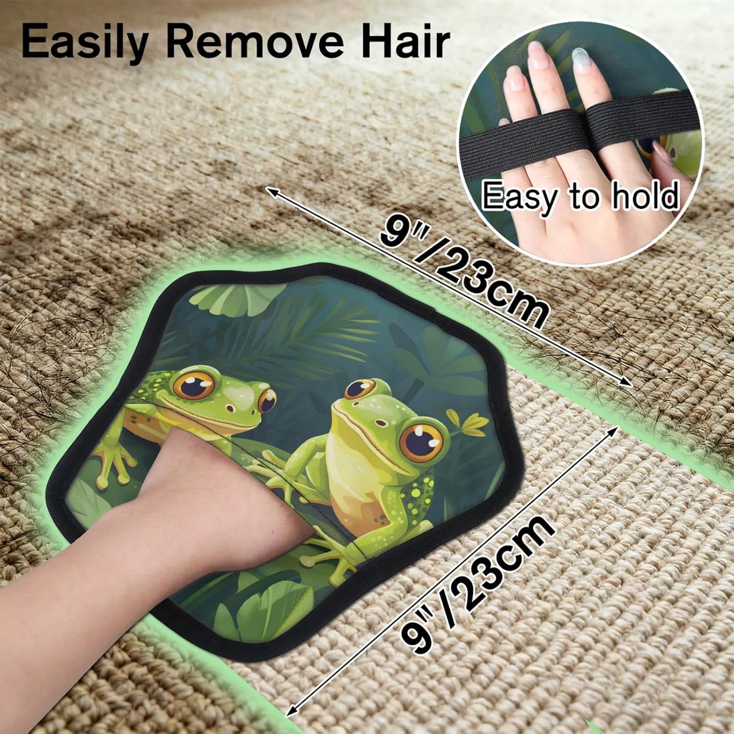 Pet Hair Removal Glove for Dogs Cats Reusable Washable Set