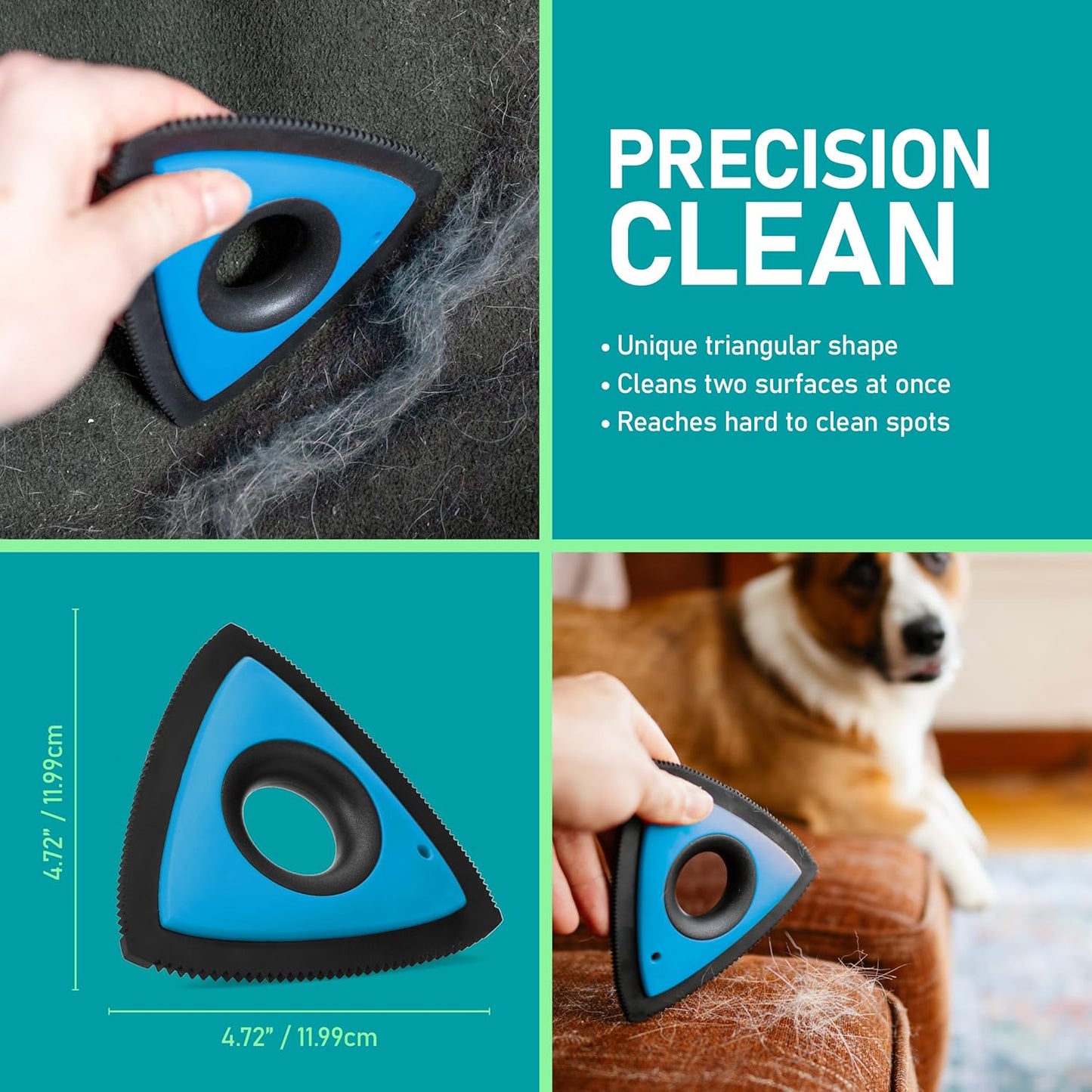Pet Hair Removal Tool, Dog Hair Remover, for Car Carpet