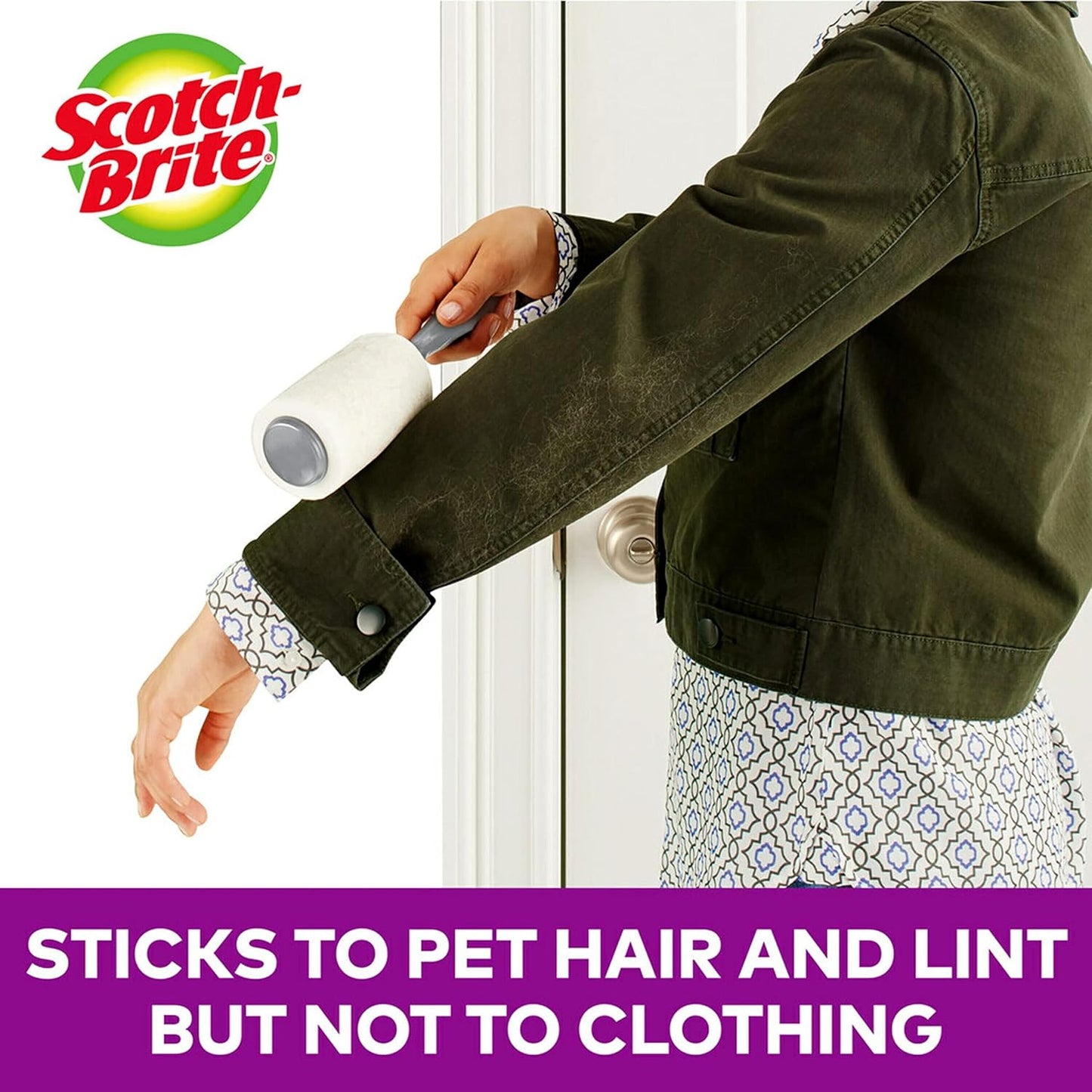 Pet Hair Pickup Extra Sticky Lint Roller, Designed for