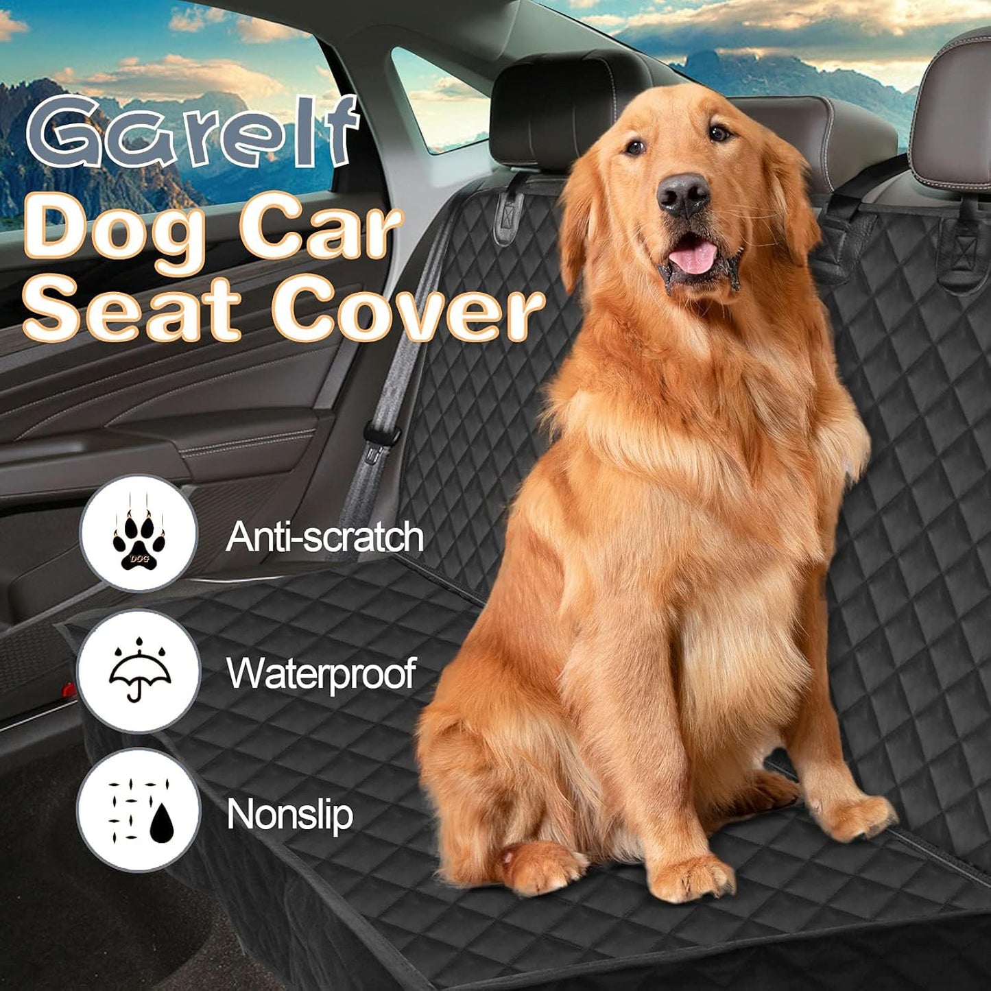 Dog Car Seat Cover for Audi Q7 Q3 Q5 Q8 SQ5 SUV, Dog Car