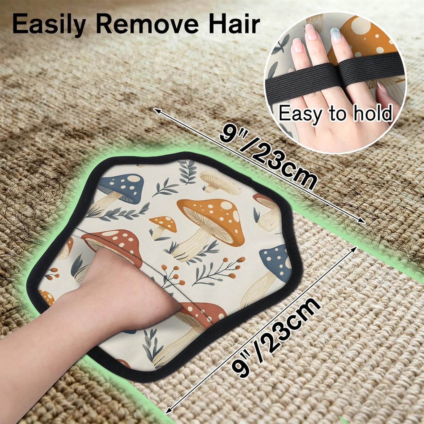 Pet Hair Removal Glove for Dogs Cats Reusable Washable Set