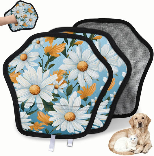 Pet Hair Removal Glove for Dogs Cats Reusable Washable Set