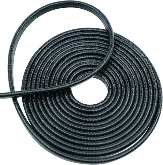 33FT(10M) Car Door Edge Guards Door Trim Edge Protector with Built-in Metal Clips, Prevent Scratches and Dings for Cars Trucks, Black