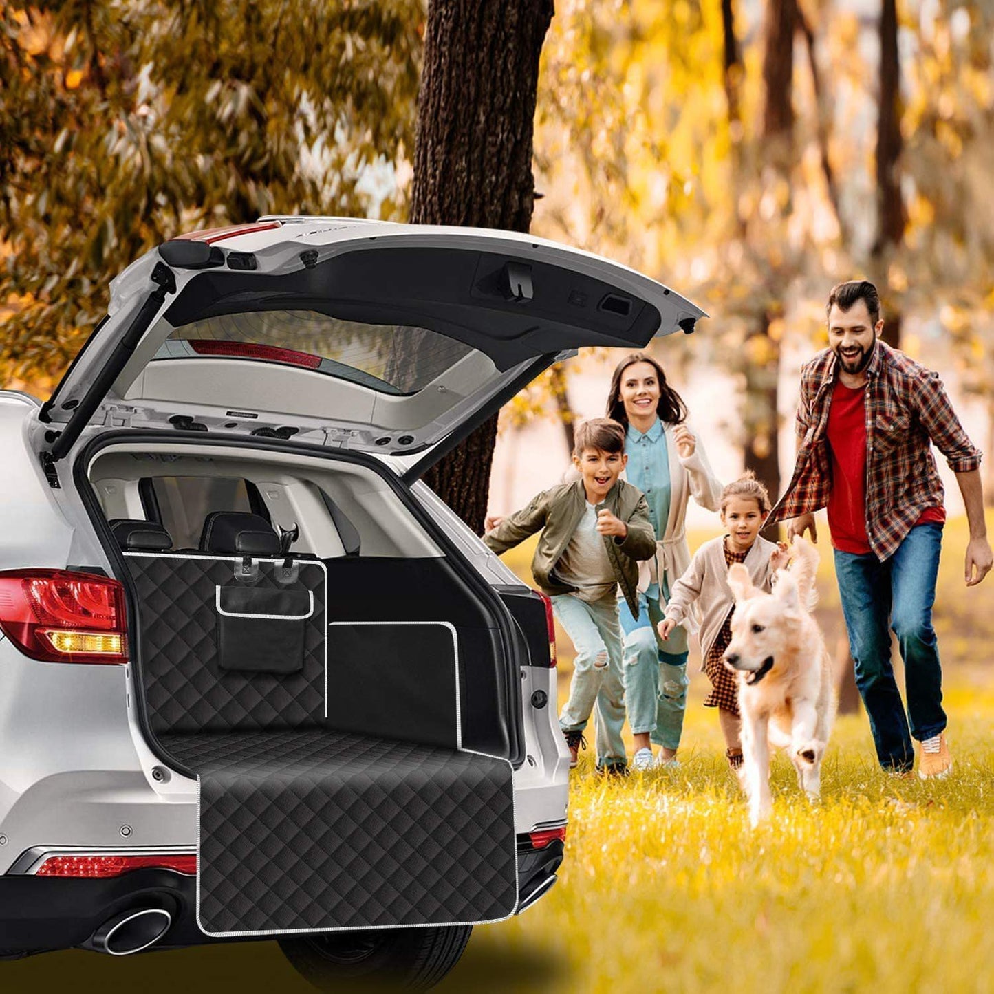 Dog Car Seat Cover for VW Tiguan 2018-2023 2024 2025