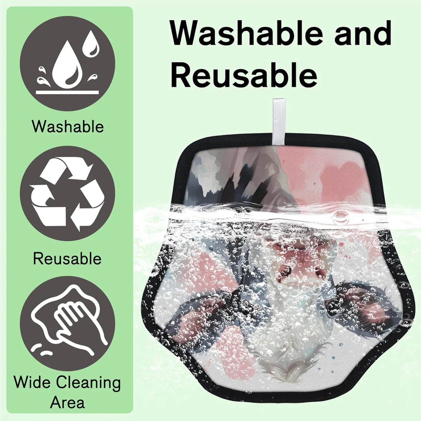 Pet Hair Removal Glove for Dogs Cats Reusable Washable Set