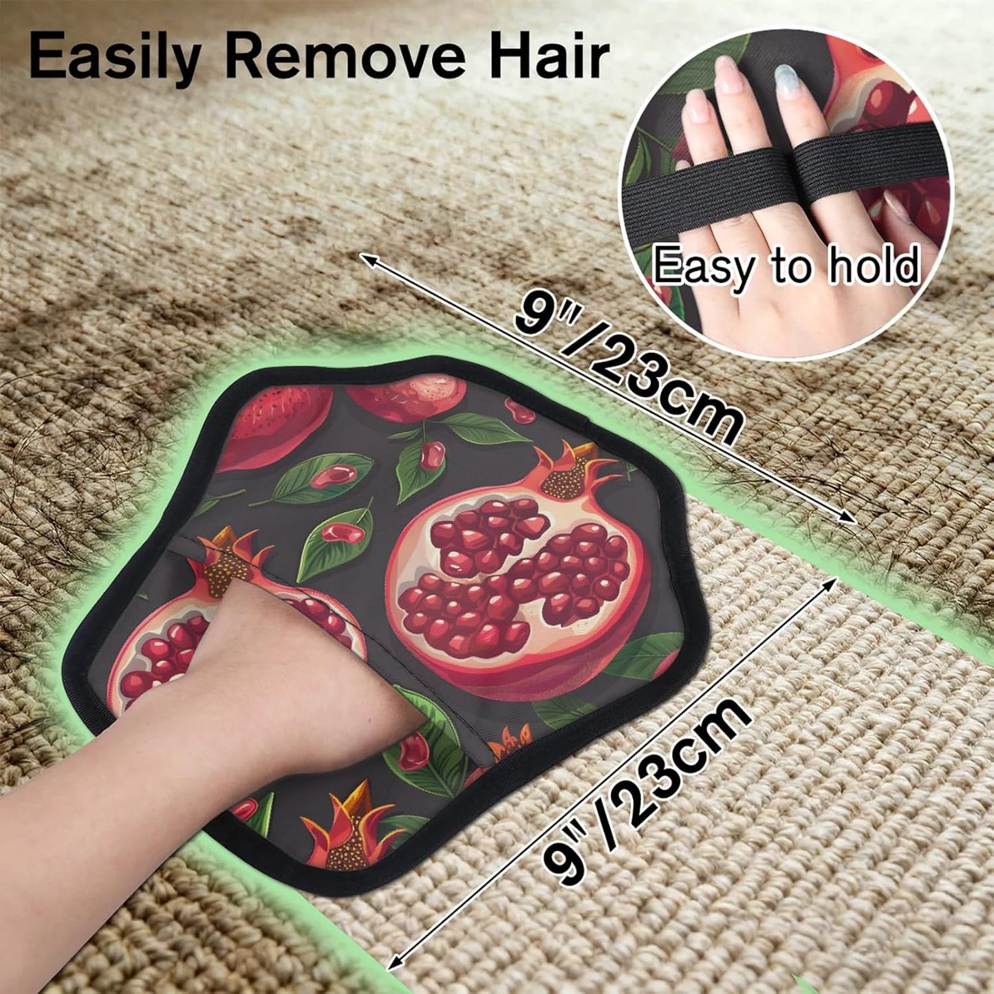 Pet Hair Removal Glove for Dogs Cats Reusable Washable Set
