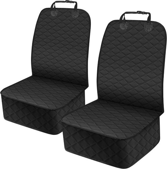 2 Pack Front Dog Seat Cover, Waterproof Car Seat Covers for