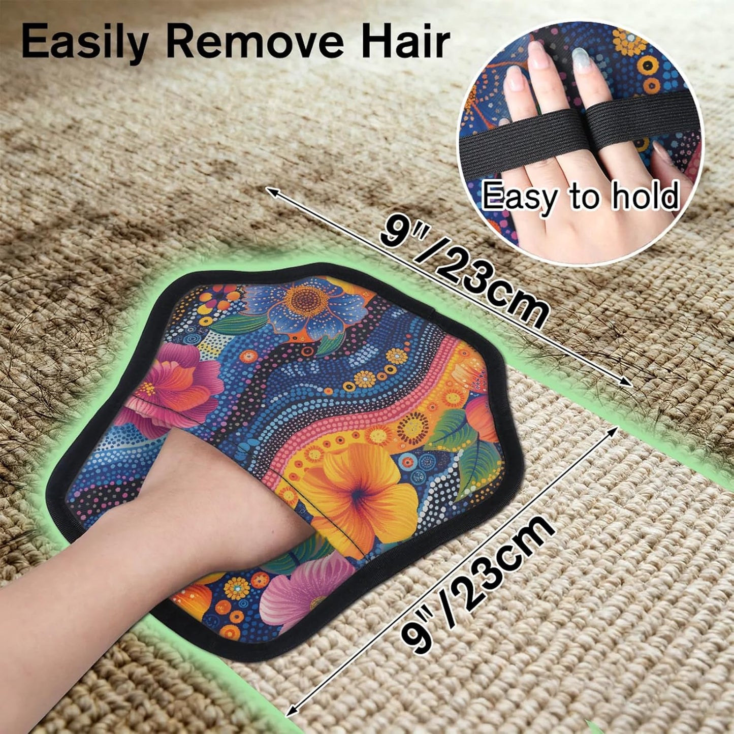 Pet Hair Removal Glove for Dogs Cats Reusable Washable Set