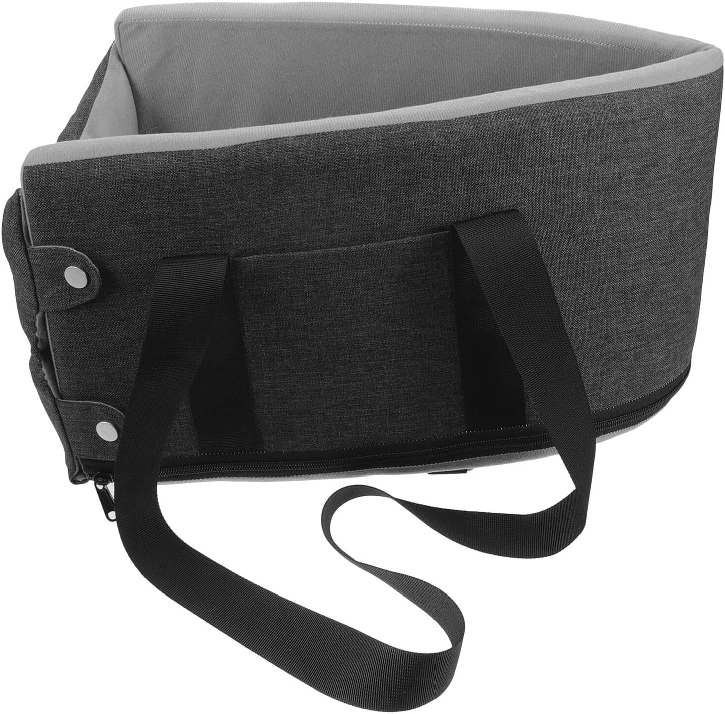 Pet Seat Thickened Console Seat with Deep Gray Cover