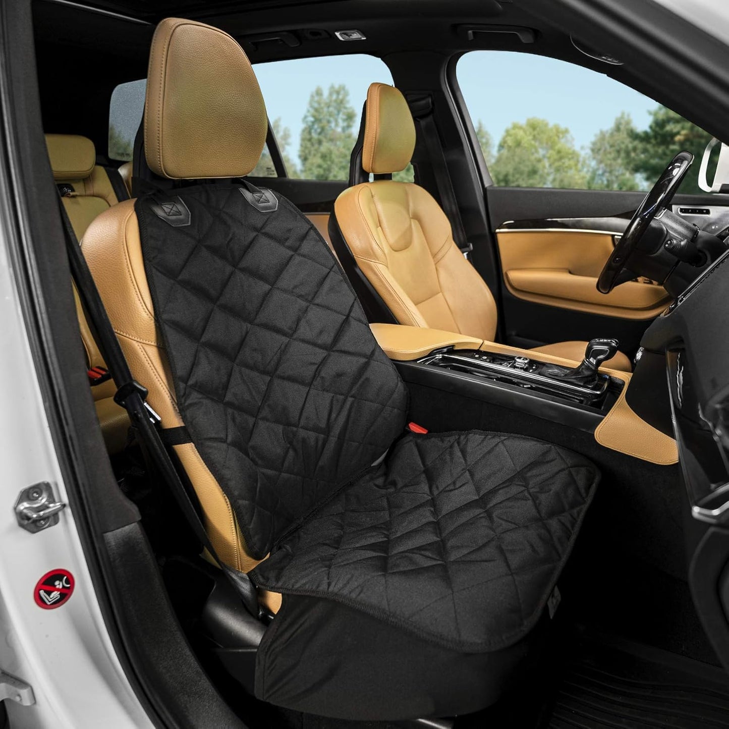 Premium Bucket Car Seat Protector | Diamond Stitching |