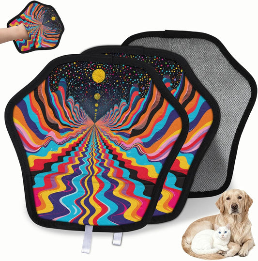 Pet Hair Removal Glove for Dogs Cats Reusable Washable Set