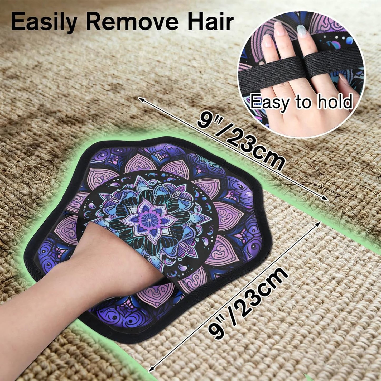 Pet Hair Removal Glove for Dogs Cats Reusable Washable Set